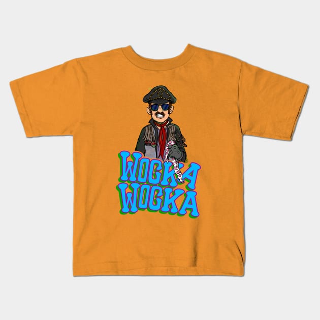 Wocka Wocka Kids T-Shirt by UzzyWorks